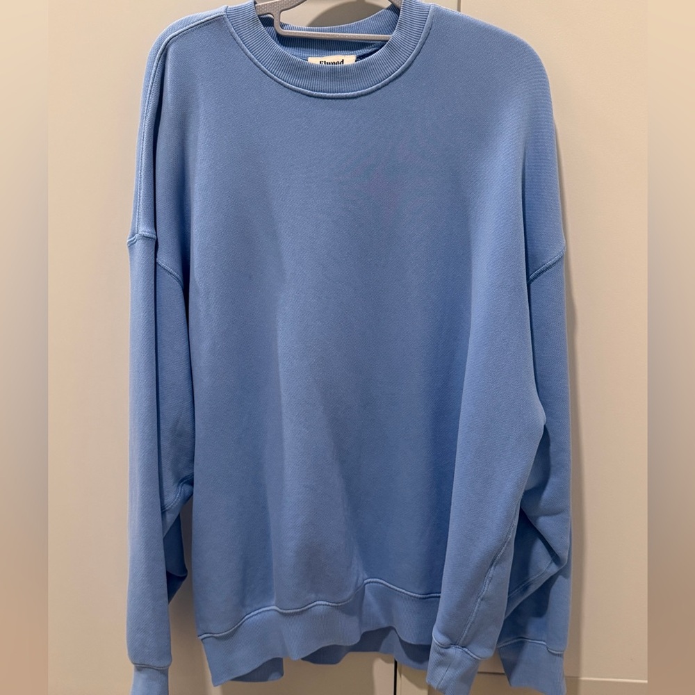 Elwood Light Blue Crewneck Sweater